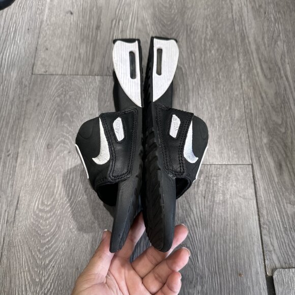 Nike Air Max 90 Womens Slides Sandals CT5241-002 Black/White Size 7 - Picture 10 of 10